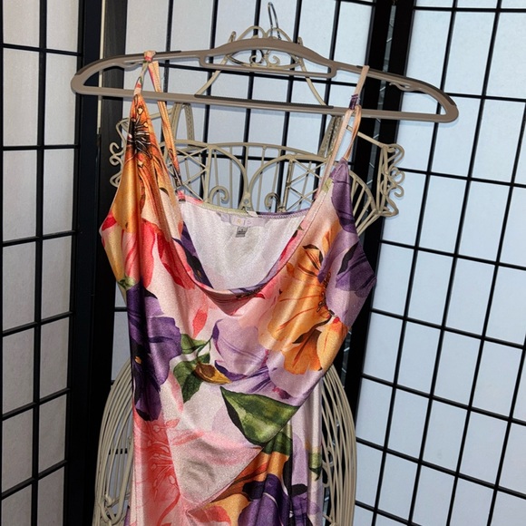 Floral bodycon dress - L - Picture 3 of 5